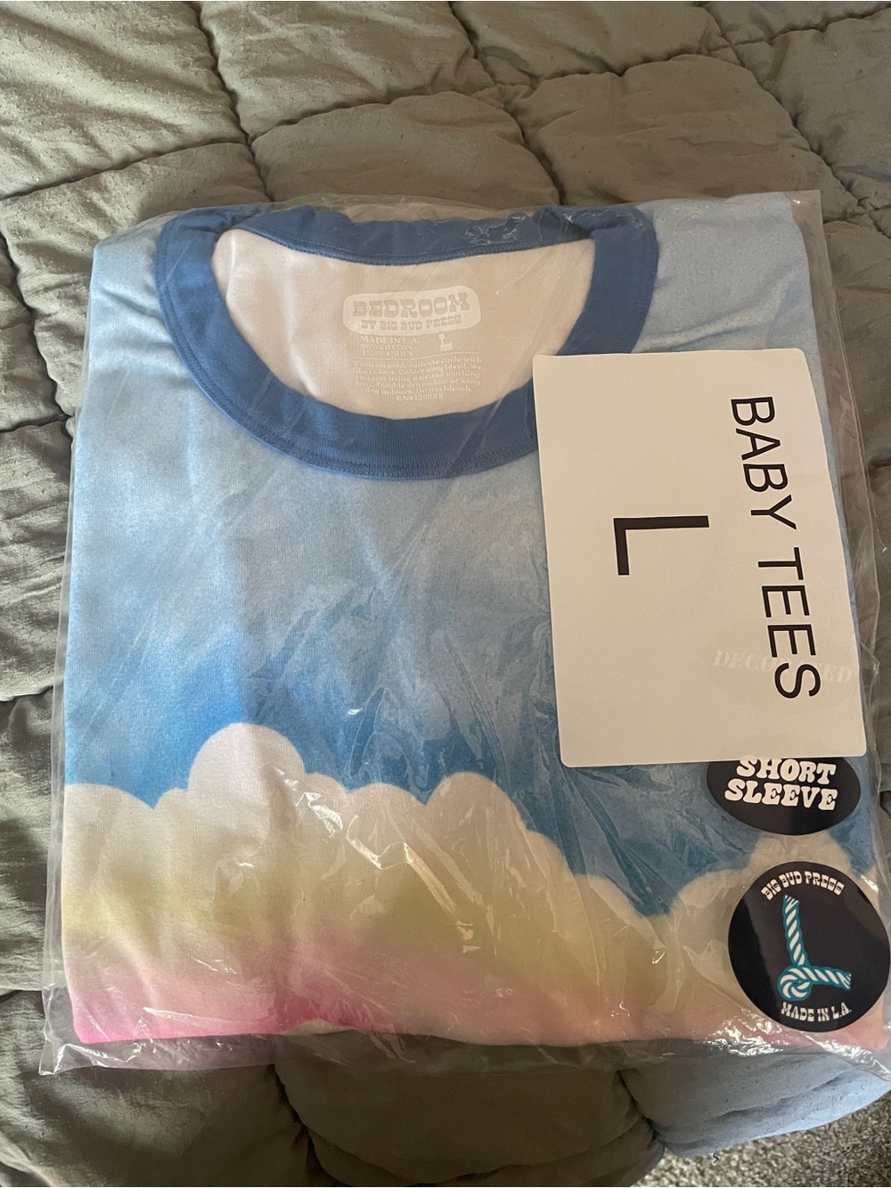 Big Bud Press Airbrush Collection Baby Tee Size Large